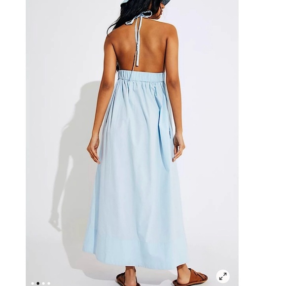 Free People Beachside Tide Maxi Dress in Hot Spring - Picture 3 of 10